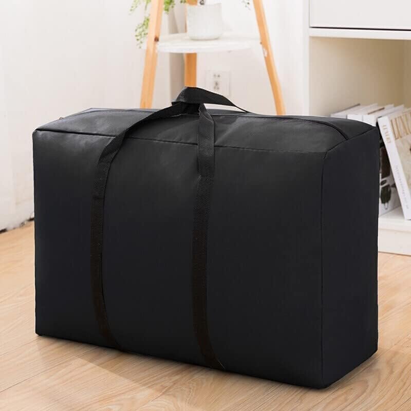 180L XXL opbergtas met handvatten voor beddengoed, dekbedden en kussens - 100x55x33 cm duurzame bewaartas