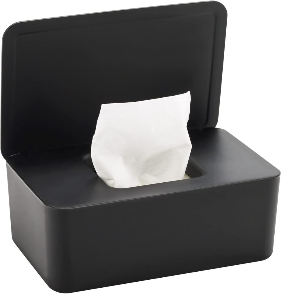 Stofdichte vochtige doekjes doos - hygiënische servettenbox voor badkamer - modern opbergaccessoire