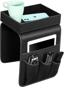 Afstandsbediening houder armleuning – Sofa organizer opbergvakken – Afneembaar design multifunctioneel – Bank accessoire voor afstandsbedieningen