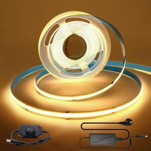 Flexibele LED Strip RGB Achtergrondverlichting – Sfeerverlichting interieur en slaapkamer – Decoratieve lichtstrip – 3m 24V set