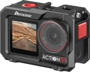 Actiecamera Behuizing Aluminium – Beschermende Frame Case voor Opnames – Duurzame Housing Cover Lichtgewicht Ontwerp – Metalen Constructie voor Extra Bescherming