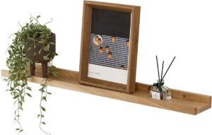 Zwevende wandplanken set – Wandmontage opbergplanken voor slaapkamer – Modern design met bevestigingsmaterialen