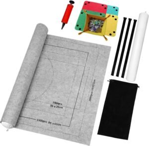 Puzzelmat Set van Schuimrubber – Speelmat voor Kinderen en Volwassenen – Creatieve Werk- en Speelvloer – Eenvoudig Inklikbaar Ontwe