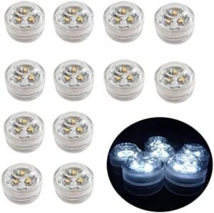 Waterdichte LED waxinelichtjes pompoen set van 12 warm wit batterij kaarsverlichting voor decoratieve sfeerverli