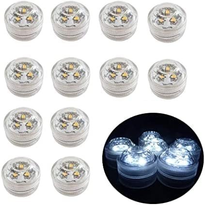 Waterdichte LED waxinelichtjes pompoen set van 12 warm wit batterij kaarsverlichting voor decoratieve sfeerverli