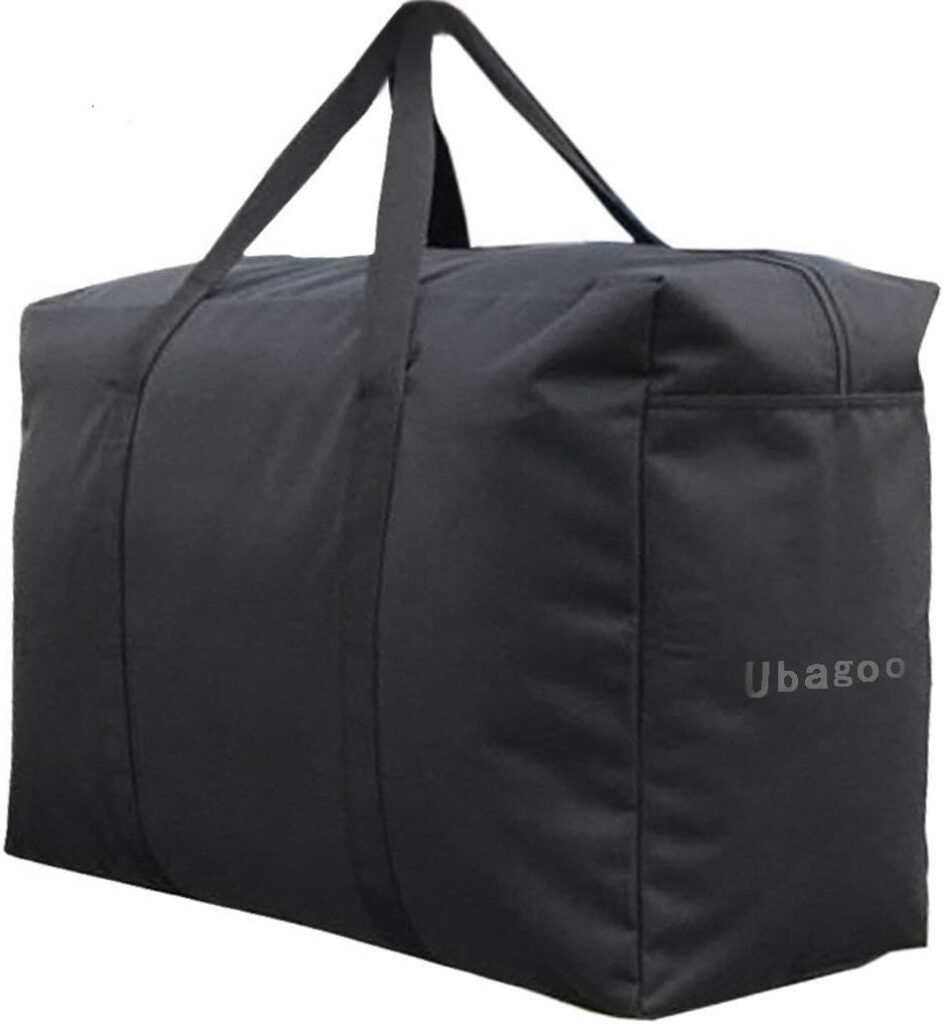 600D oxford opbergtas voor beddengoed en kussens heavy duty met handvat 180 liter 100x55x33 cm grote opslagzak duurzaam