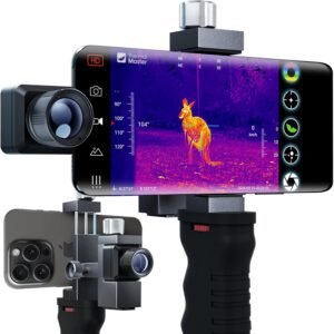 Thermische beeldcamera smartphone monoculair 15x zoom jacht bereik 1579 meter tactisch handvat Android scope bevestiging