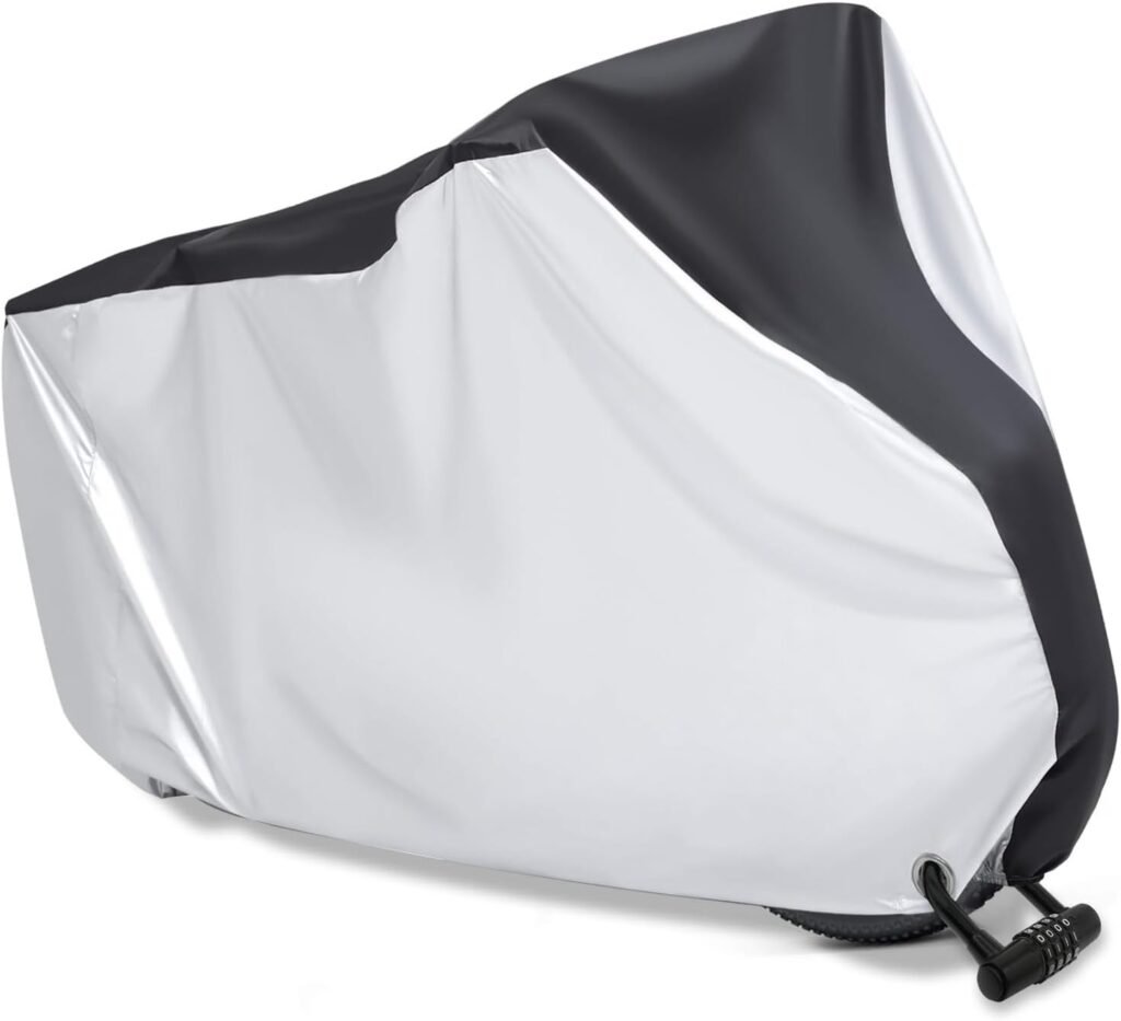 Waterdichte fietshoes van 210D Oxford stof met UV-bescherming en stofwerende bescherming voor binnen en buiten gebruik universele fietscover 200x110x70 cm