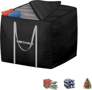 Opbergtas voor kussens en dekens – Beschermhoes tuinkussens – Waterdichte meubelhoes – 420D Oxford stof met rits UV bestendig