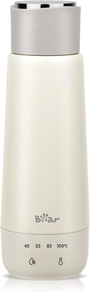 “300ml 4-standen elektrische reiswaterkoker 3-in-1, dubbelwandig RVS 304, draagbare mini waterkoker met snelle verwarming en isolatiefunctie