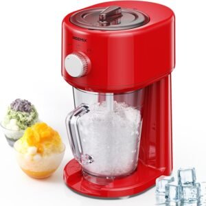 Slushmachine voor thuis – Slush puppy maker keuken – Roestvrijstalen ijsschaaf ijsdrank apparaat – Handmatige slush ijscrusher