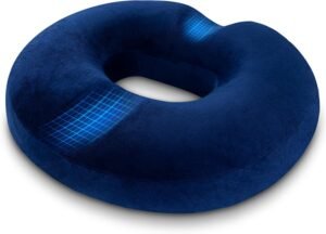 Orthopedisch donut zitkussen traagschuim – Drukverlichtend ringkussen stuitpijn & aambeien – Zitkussen stoel auto kantoor rolstoel