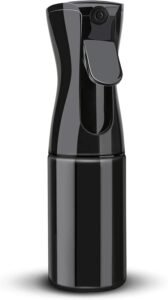 Nevelspuitfles 200 ml ultrafijn – Haarmist sprayfles voor haar- en huidverzorging – Ergonomische verstuiver – Herbruikbaar transparant ontwerp