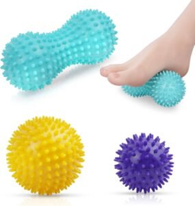 Massagekogelset Triggerpoint Therapie – Spierontspanning Massageballen – Fysiotherapie hulpmiddel – Diepe weefselmassage voor rug en spieren
