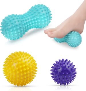 Massagekogelset triggerpoint therapie massageballen voor spierontspanning en diepe weefselmassage fysiotherapie hulpmiddel set voor pijnverlichting en herstel