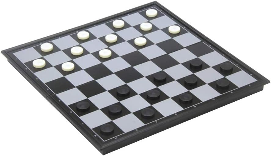 3-in-1 schaakspel set magnetisch opvouwbaar bord schaken dammen backgammon educatief speelgoed 25x25 cm