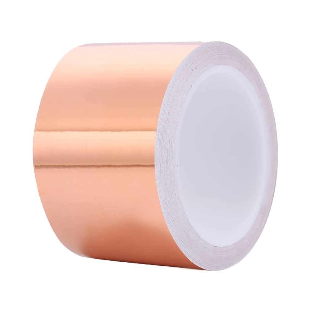 Koperfolie tape 70mm zelfklevend EMI afscherming geleidende tape 20m rol voor aarding en elektronische afscherming toepassingen