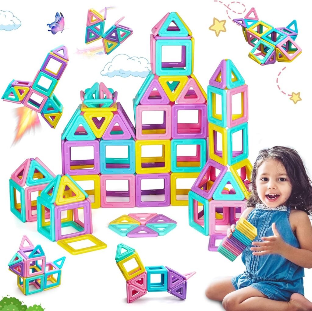 Magnetisch bouwspeelgoed set voor kinderen 3-8 jaar educatieve magneten constructiespeelgoed creatief speelgoed jongens en meisjes bouwplezier