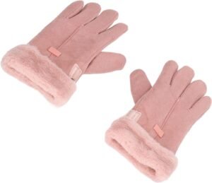 Elektrische verwarmde handschoenen USB oplaadbaar – Winter thermohandschoenen met volledige vingers – Handverwarming voor buiten fietsen en wandelen – Dames uitvoering