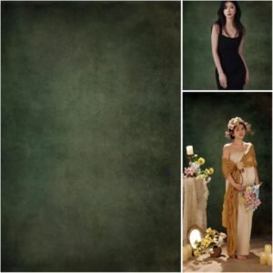 Fotografie Achtergrond Retro Groen – Vintage Beton Studio Achtergrond – Portret en Productfotografie – 2x3m