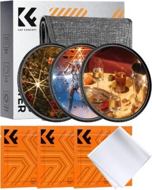 Sterfilter set 2mm voor lens – 4 en 8 punts ster effect optisch glas camera filter Nano-K serie