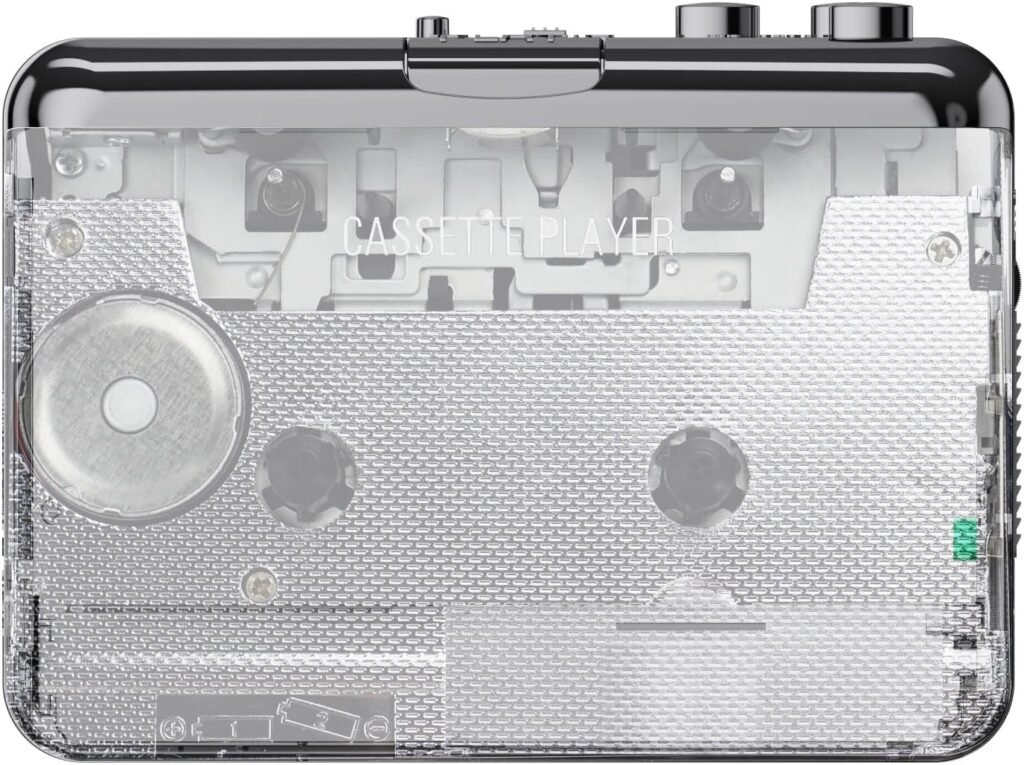 Cassette converter naar MP3 tape recorder USB digitaliseer oude muziek koptelefoon PC aansluiting