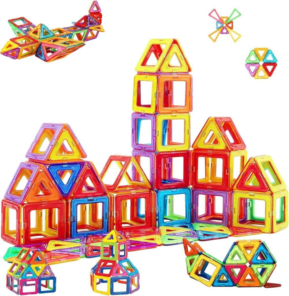 magnetisch constructiespeelgoed 65 delige set bouwstenen educatief speelgoed magnetische bouwblokken kinderen Montessori creatief speelset auto onderdelen BPA vrij