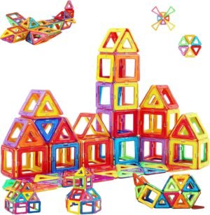 magnetisch constructiespeelgoed 65 delige set bouwstenen educatief speelgoed magnetische bouwblokken kinderen Montessori creatief speelset auto onderdelen BPA vrij