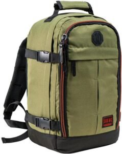 Reistas handbagage 40x20x25 cm – cabin bag Ryanair formaat – 20L reis tas – duurzaam RPET polyester bagage
