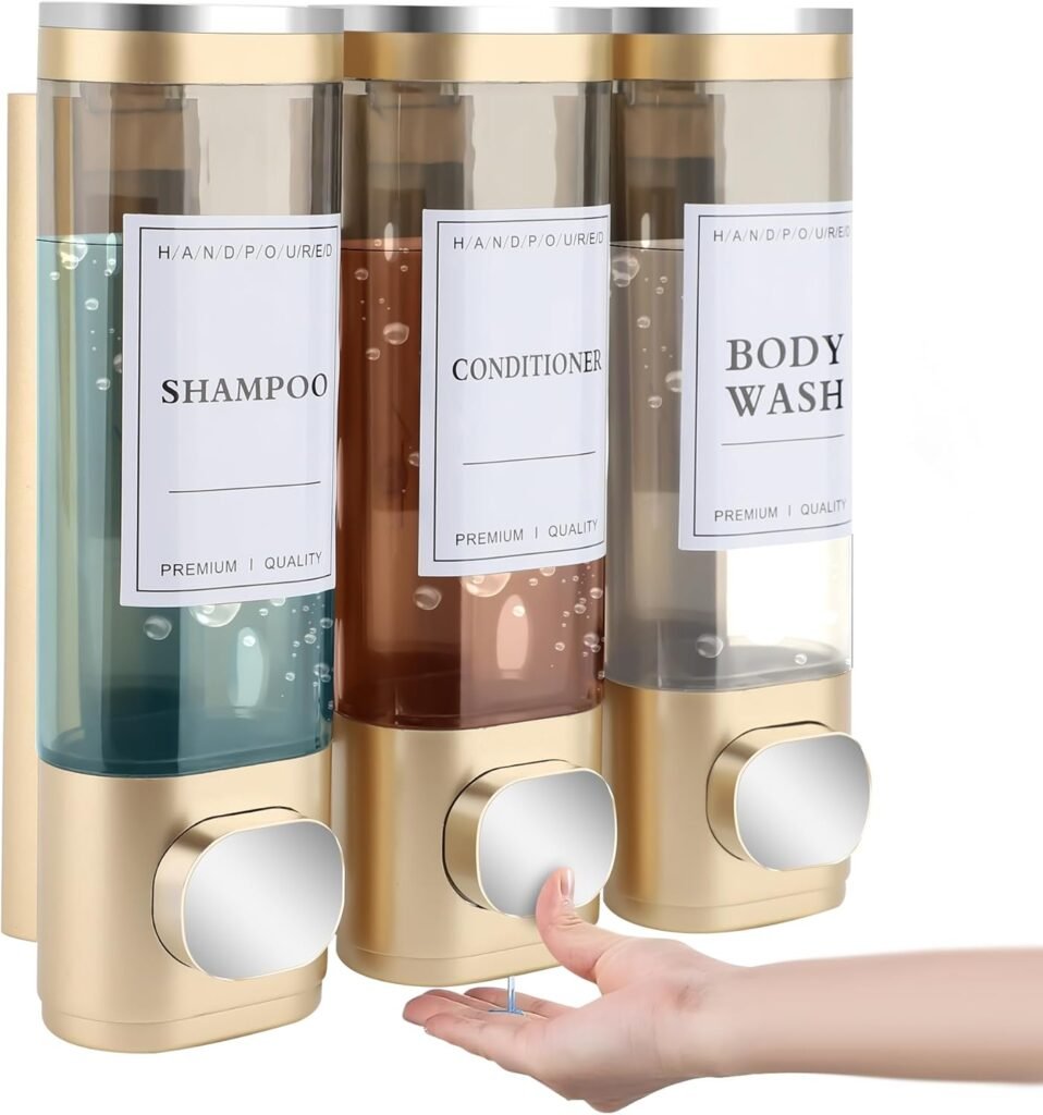 zeepdispenser wandmontage zwart handzeep douchegel dispenser badkamer hotel thuisgebruik navulbare vloeibare zeepdispenser muurmontage