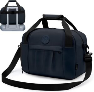 Handbagage reistas 40x30x20 cm – Waterdichte weekender tas cabin bag – Reistas met schoenenvak en natvak – 25L vouwbaar