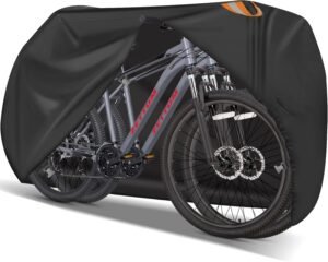 Fietshoes voor 2 fietsen waterdicht – Buitenopslag heavy duty bescherming – 600D PU coating regen sneeuw UV – Mountain- en racefietsen