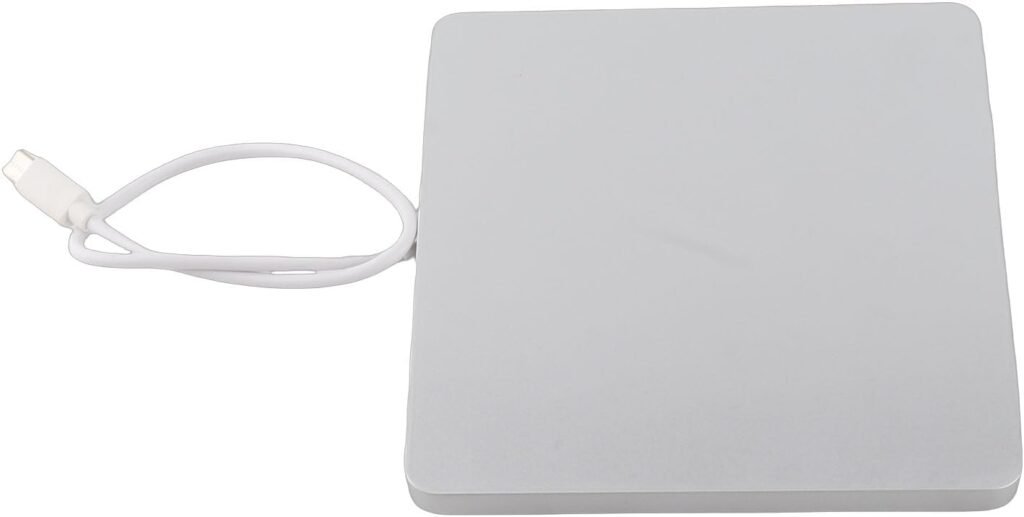 Externe DVD brander USB-C voor laptop en desktop met CD/DVD lezer en draagbare optische drive
