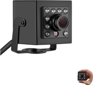PoE IP beveiligingscamera 5MP HD – Mini CCTV bewakingscamera voor binnen – Onzichtbare infrarood nachtvisie 10m – 3.6mm lens 75° beeldhoek H.265/H.264 compressie