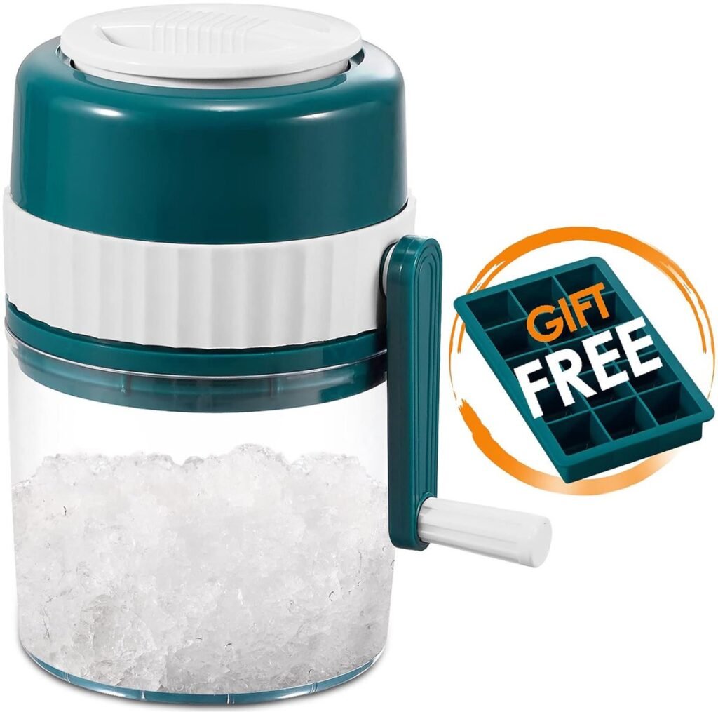 Slush machine draagbare snow cone maker met ijsblokjeshouder BPA-vrij voor fruitige slush en drankkoeling feest en party gebruik