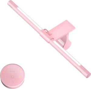Roze monitor lamp LED lichtbalk – USB bureau en gaming verlichting – met afstandsbediening en verstelbare helderheid – 40 cm achtergrondverlichting