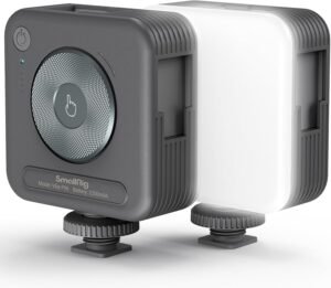 Draagbare LED videolamp met accu – Fotografie en video verlichting – 96 LED CRI95 instelbaar licht – 2700K tot 6500K oplaadbaar 2200mAh