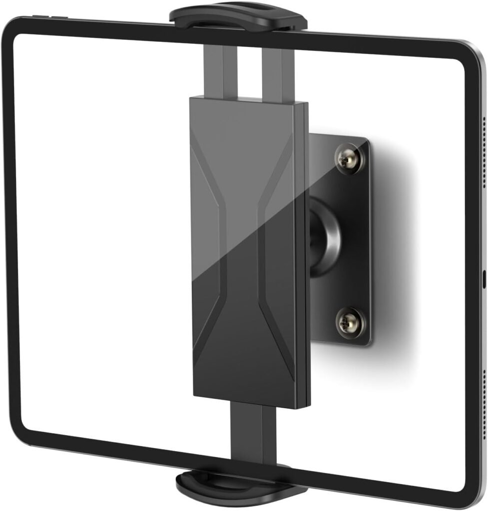 Universele tablet muurbeugel 360 graden verstelbaar voor tablets, e-readers en smartphones van 4,7 tot 14 inch.