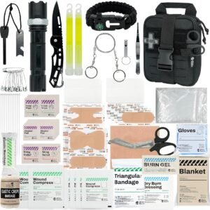 EHBO kit compact met overlevingstools noodtas voor auto kamperen backpack reizen wandelen en jagen eerste hulp set outdoor gebruik