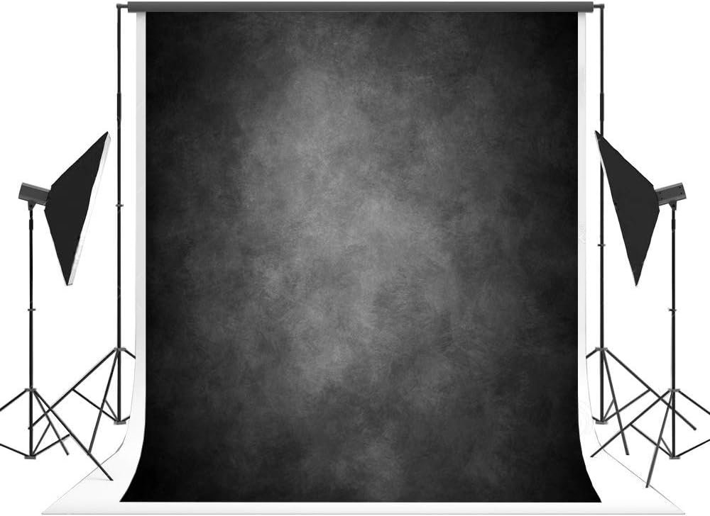 Zwarte canvas fotografie achtergrond voor studio, abstracte portret- en vintage backdrop 2x2,9 meter voor professionele fotoshoots