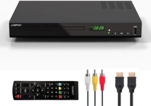 HD Blu-ray speler met HDMI 1080p – CD/DVD speler met USB ingang – PAL NTSC compatibel – AV en coaxiale uitgang