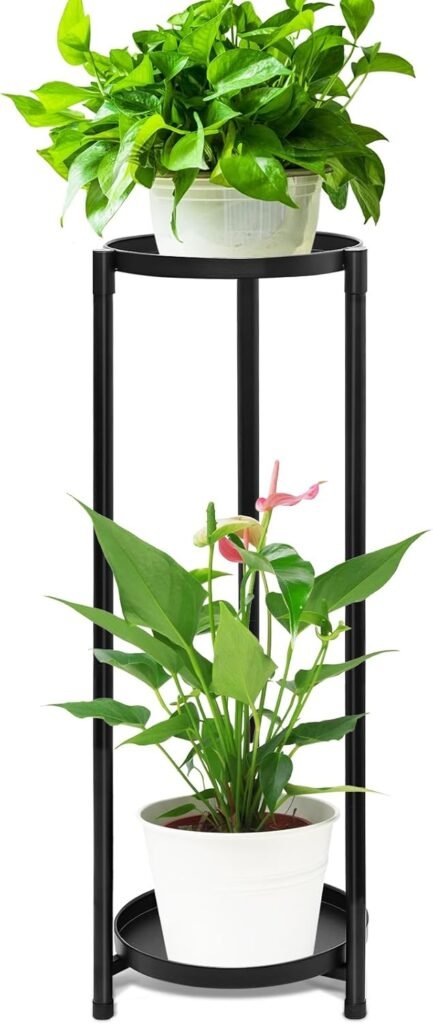 plantenstandaard metalen bloempot houder plantenrek binnen buiten balkon tuin woonkamer robuuste plantenhouder