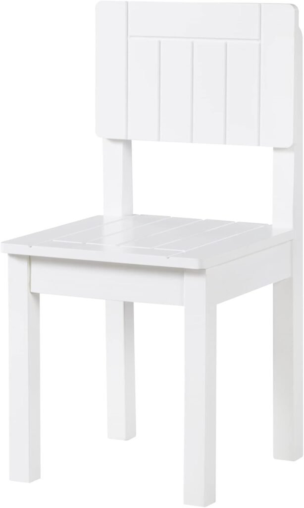 hoge kinderstoel wit rugleuning houten peuterstoel 59x29x29 cm zithoogte 31 cm veilige kinderstoel thuisgebruik