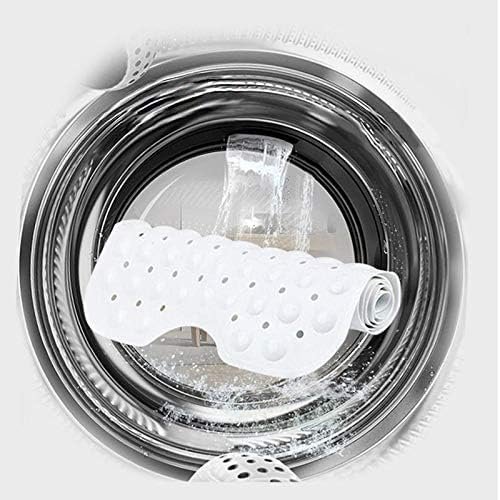 antislip douchemat met zuignappen en massageborstels 70x40 cm wit voor douche en bad