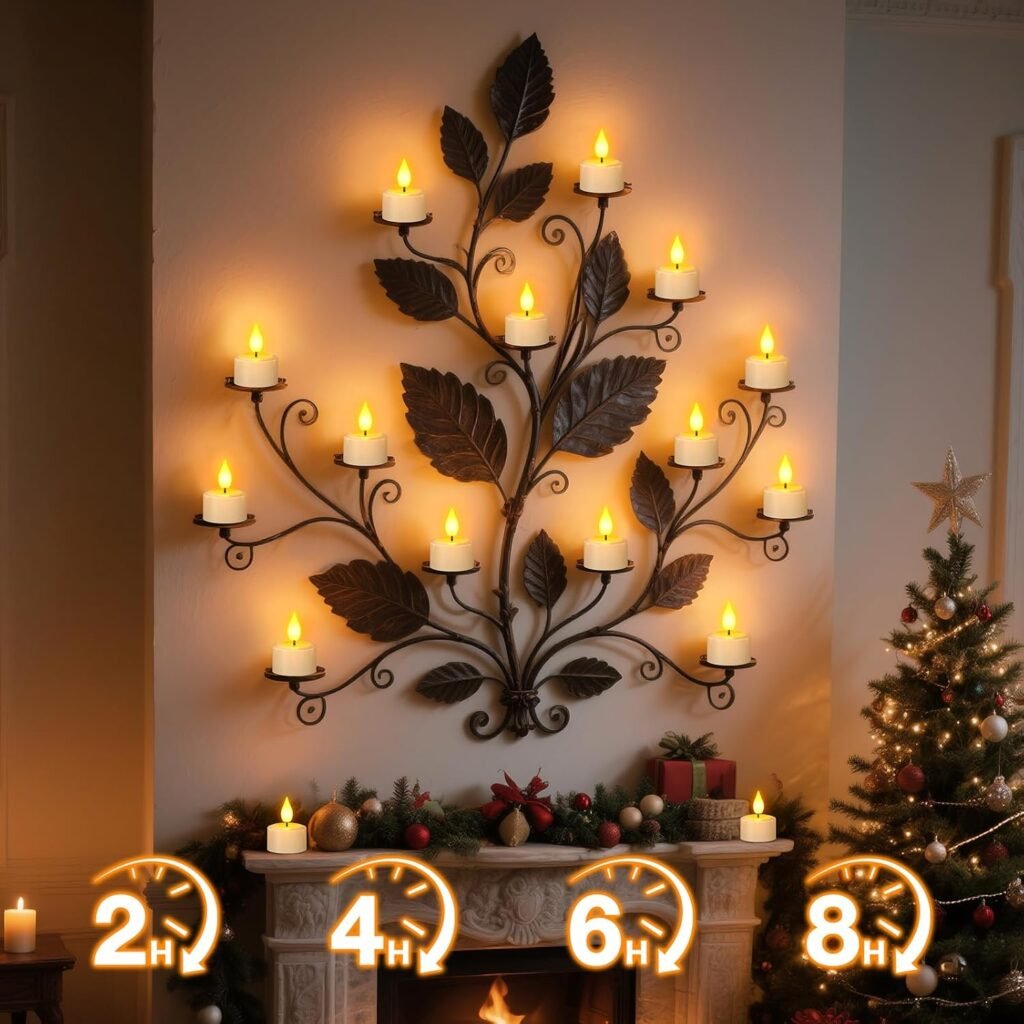Set van 12 oplaadbare LED theelichtjes flameloos met afstandsbediening en USB opladen voor decoratie en sfeerverlichting