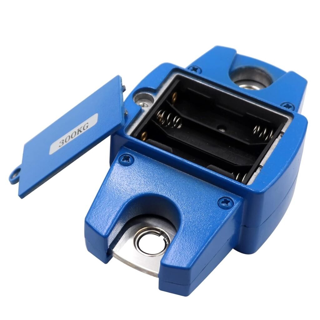 Digitale hangweegschaal met haak 300 kg 600 lb bagage vis en kraanweegschaal elektronisch outdoor precisieweegschaal blauw