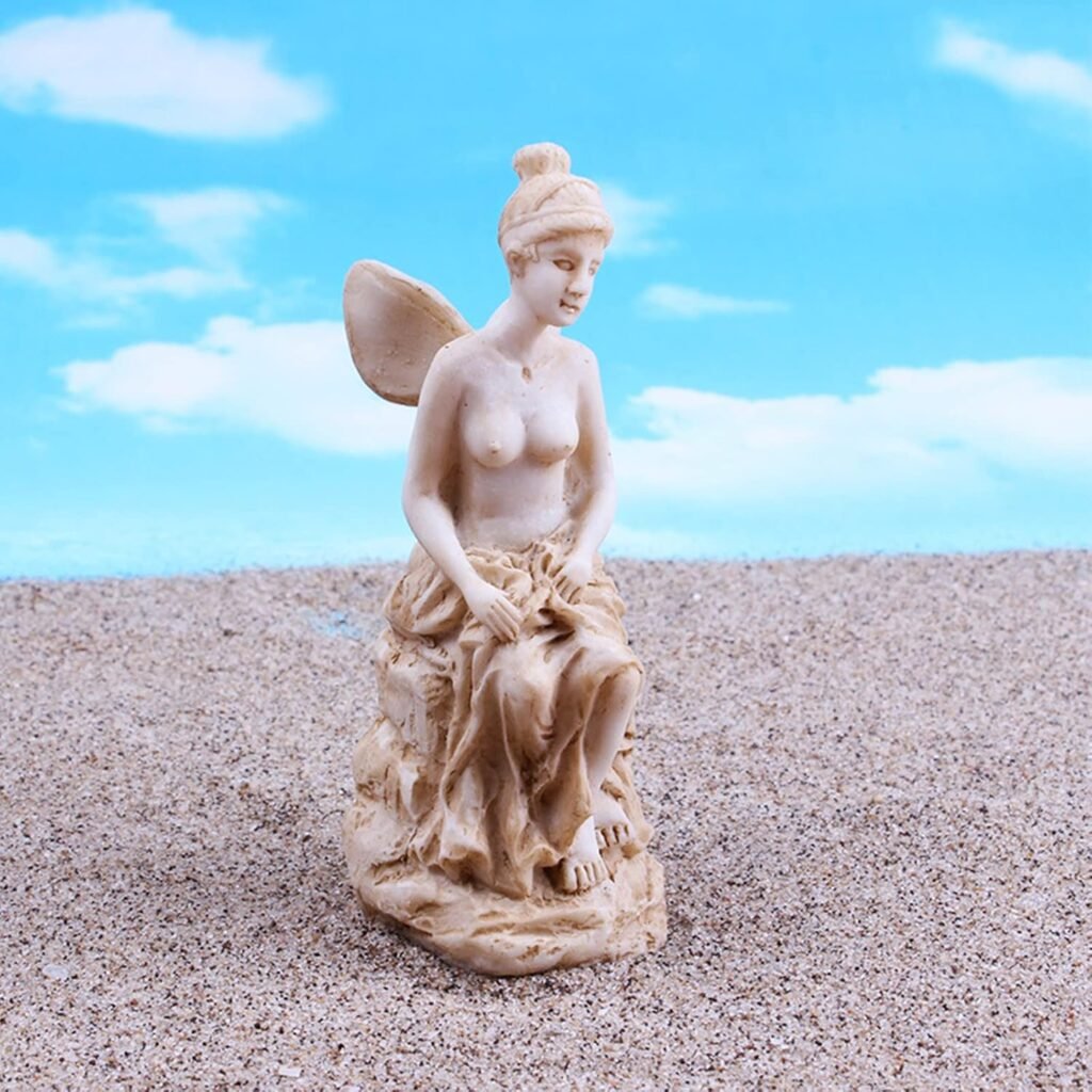 Aquarium Decoratie Amfitheater Romeinse Stijl - Schuilplaats voor Vissen en Garnalen - Duurzame Kunststof Ornament - 11,4 x 5,41 x 5,11 cm