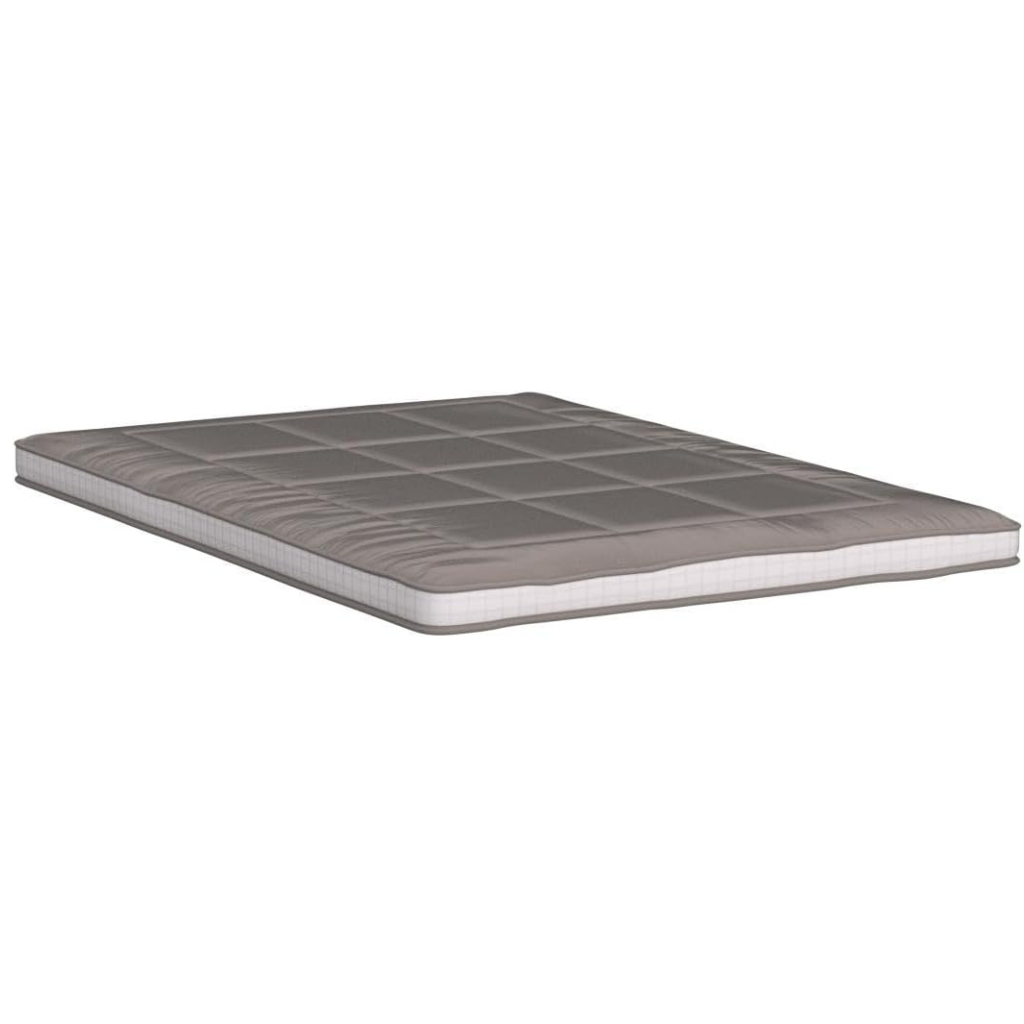 Dubbele futon matras grijs – gequilte Japanse vloermatras extra dikke opvouwbare slaapmat ademend vloerbed gastbed slaapbank