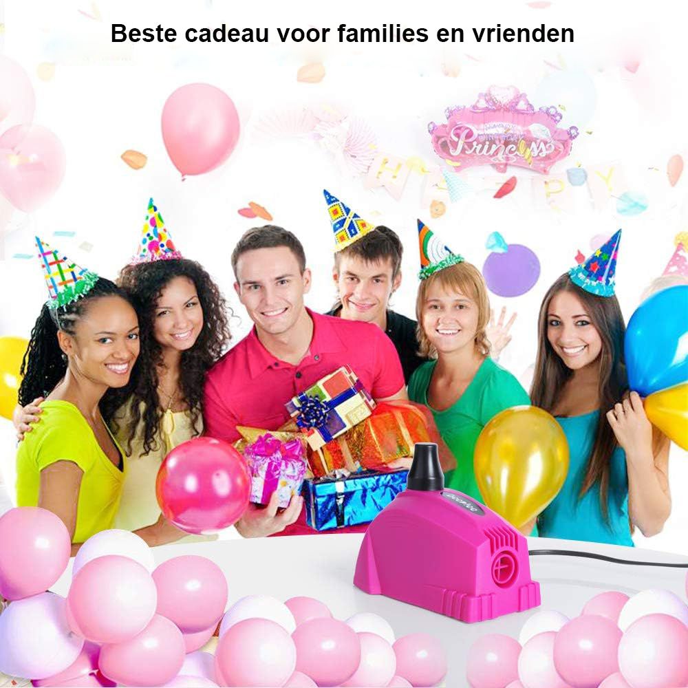 Elektrische ballonnenpomp - Snelle ballon opblaaspomp voor feestdecoratie - Bruiloft verjaardag inflator - Compact draagbaar