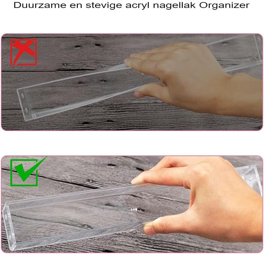 Transparante Nagellakhouder - Nagellak Organizer Cosmetica - Multifunctionele Display Stand - Opbergstandaard Nagellak
